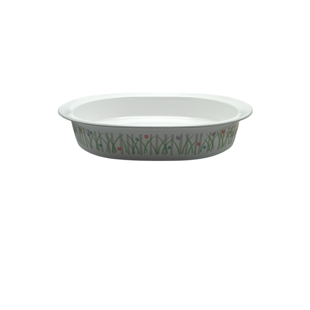 Corning Ware Classic Elegance Jardin 2 Liter Casserole C-220-B Oval No Lid